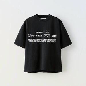 Disney Black 100 Years of Wonder T-Shirt